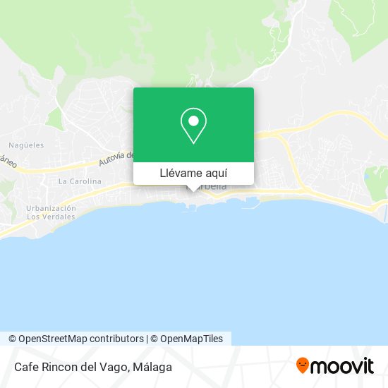 Mapa Cafe Rincon del Vago