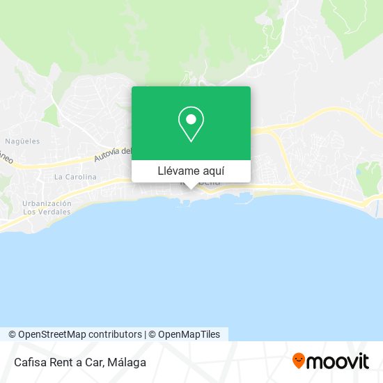 Mapa Cafisa Rent a Car