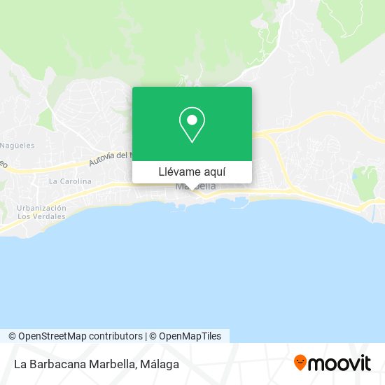 Mapa La Barbacana Marbella