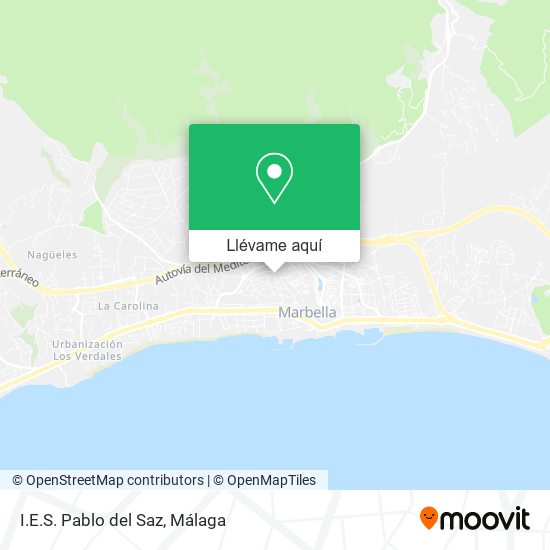 Mapa I.E.S. Pablo del Saz