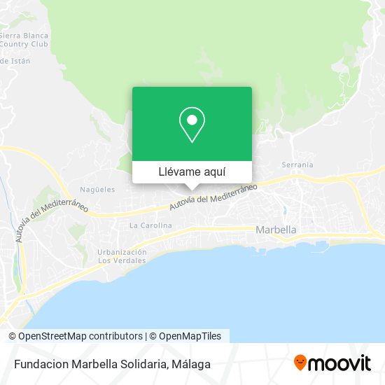 Mapa Fundacion Marbella Solidaria