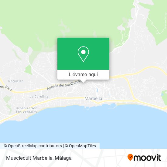 Mapa Musclecult Marbella