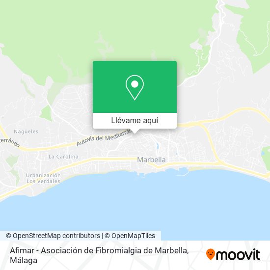 Mapa Afimar - Asociación de Fibromialgia de Marbella