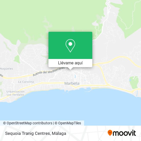 Mapa Sequoia Tranig Centres