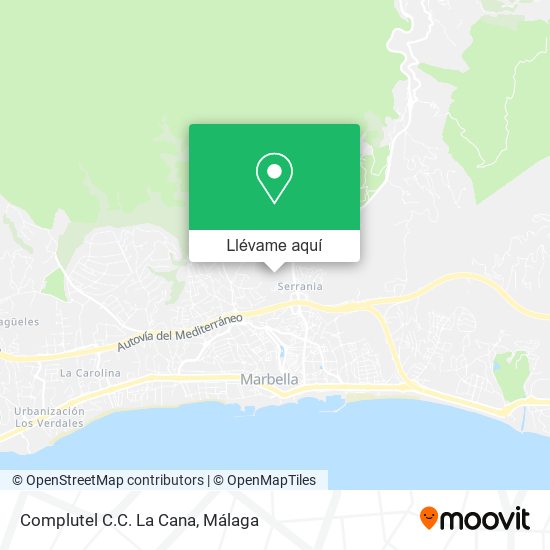 Mapa Complutel C.C. La Cana