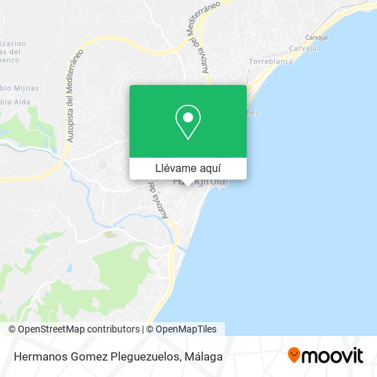 Mapa Hermanos Gomez Pleguezuelos