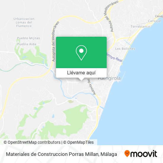 Mapa Materiales de Construccion Porras Millan