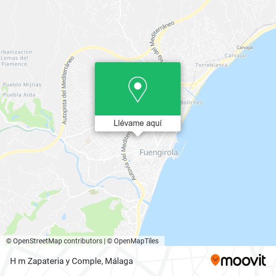 Mapa H m Zapateria y Comple