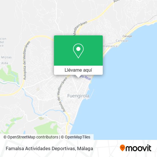 Mapa Famalsa Actividades Deportivas