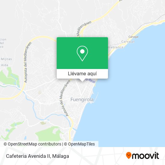 Mapa Cafeteria Avenida II