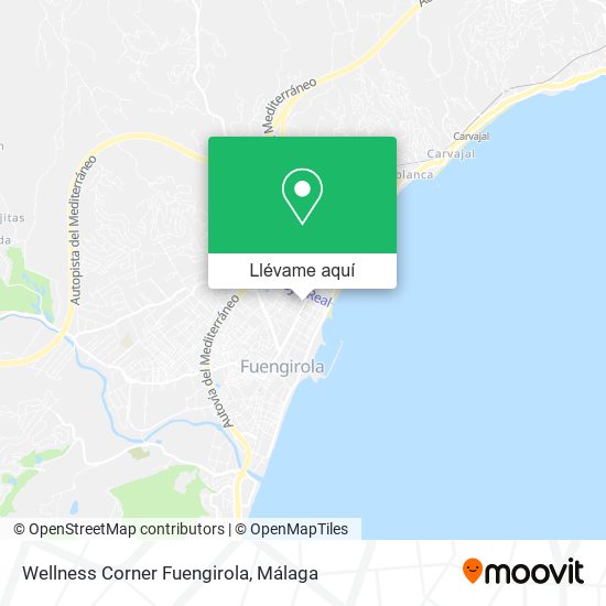 Mapa Wellness Corner Fuengirola