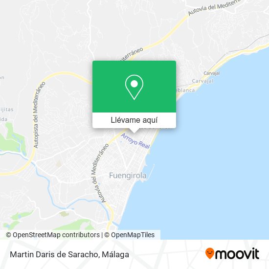 Mapa Martin Daris de Saracho