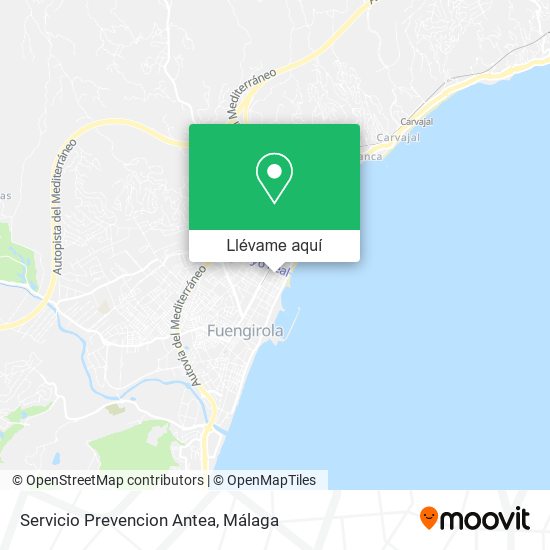 Mapa Servicio Prevencion Antea