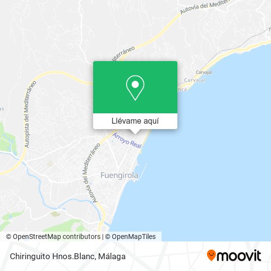 Mapa Chiringuito Hnos.Blanc