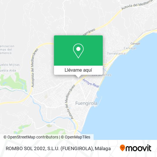 Mapa ROMBO SOL 2002, S.L.U. (FUENGIROLA)