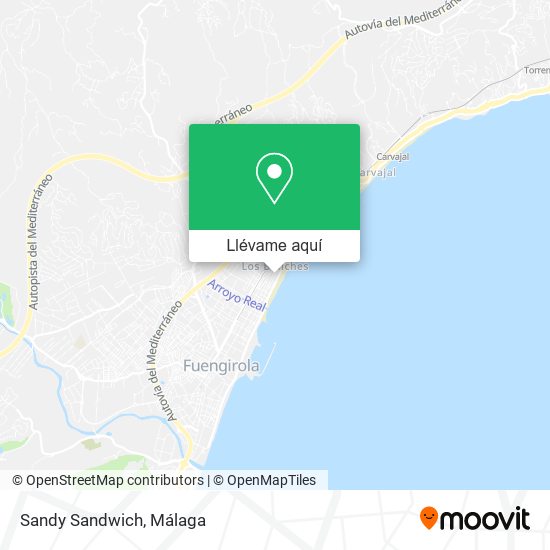 Mapa Sandy Sandwich