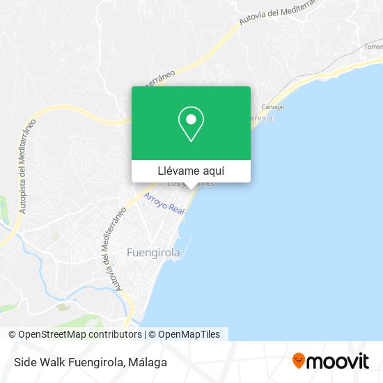 Mapa Side Walk Fuengirola