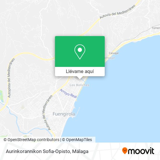 Mapa Aurinkorannikon Sofia-Opisto