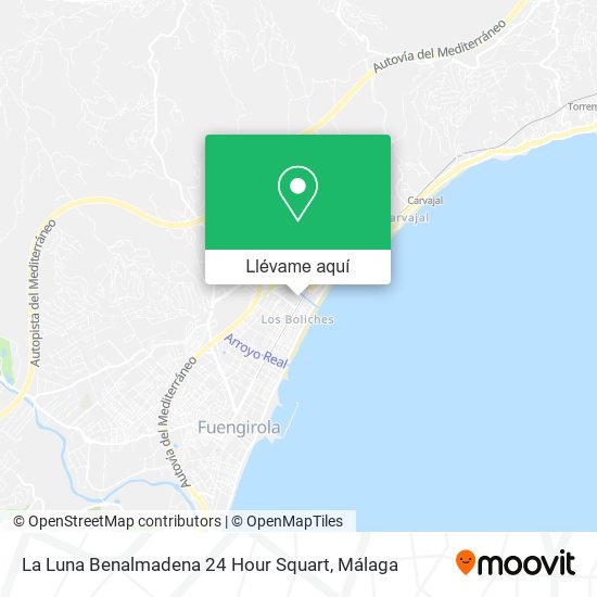 Mapa La Luna Benalmadena 24 Hour Squart