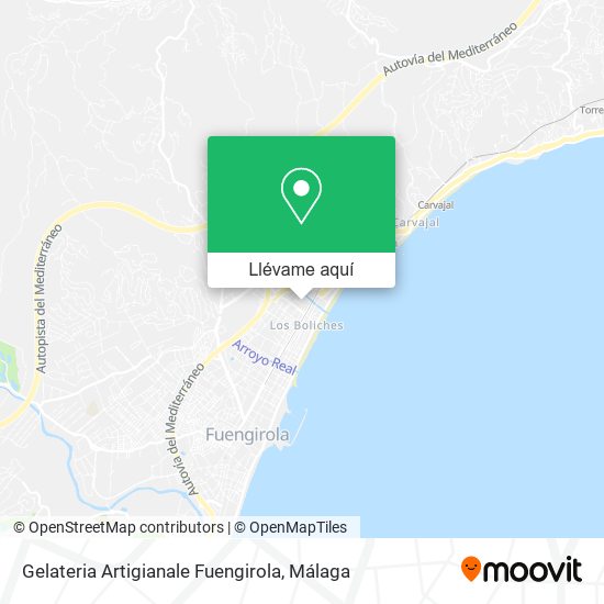 Mapa Gelateria Artigianale Fuengirola