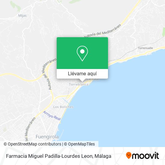 Mapa Farmacia Miguel Padilla-Lourdes Leon