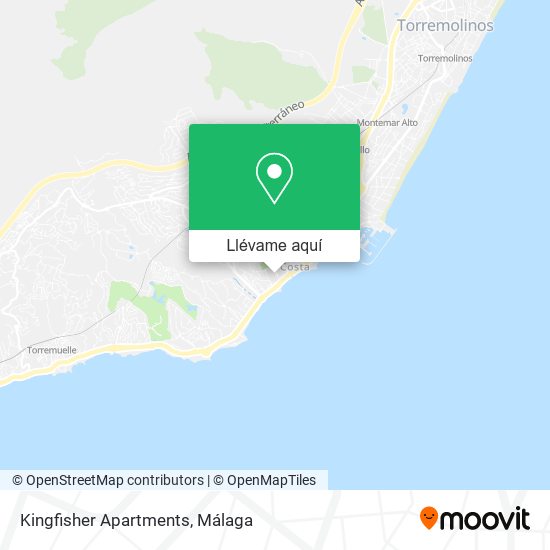 Mapa Kingfisher Apartments