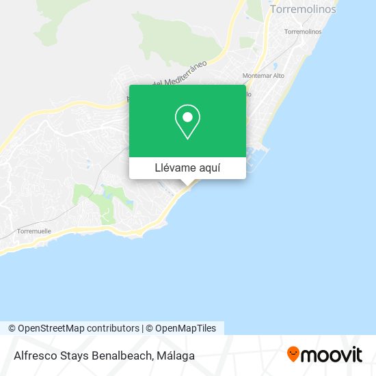 Mapa Alfresco Stays Benalbeach