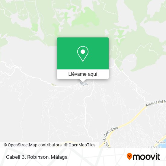 Mapa Cabell B. Robinson