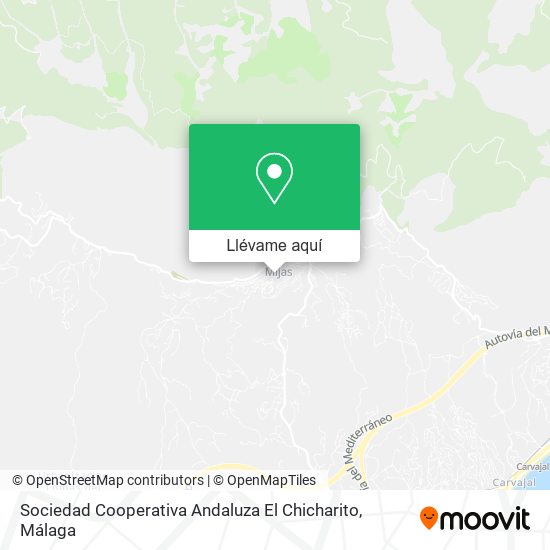 Mapa Sociedad Cooperativa Andaluza El Chicharito