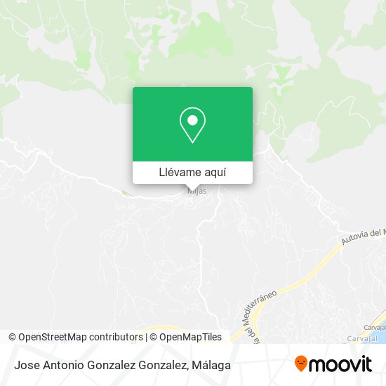 Mapa Jose Antonio Gonzalez Gonzalez