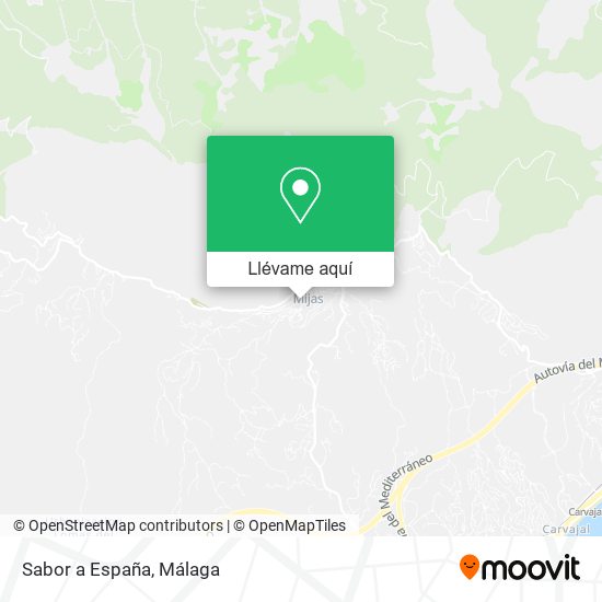 Mapa Sabor a España