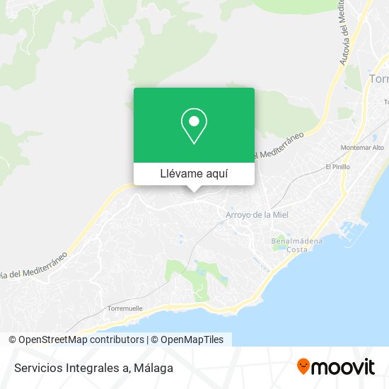 Mapa Servicios Integrales a