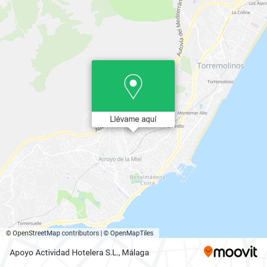 Mapa Apoyo Actividad Hotelera S.L.