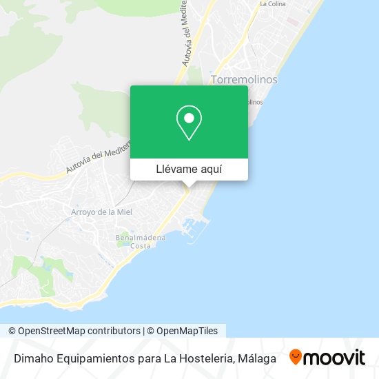 Mapa Dimaho Equipamientos para La Hosteleria