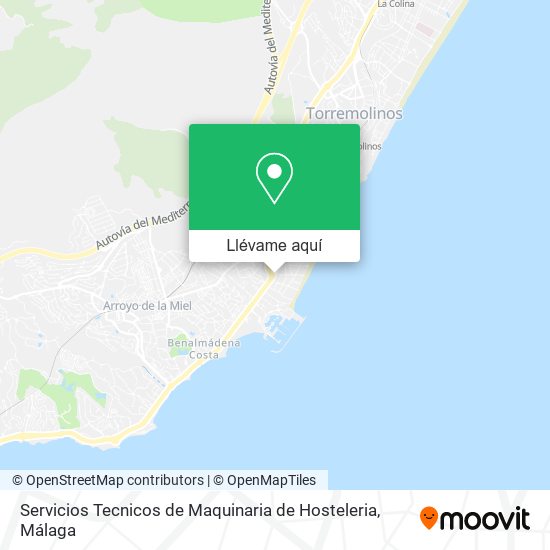 Mapa Servicios Tecnicos de Maquinaria de Hosteleria