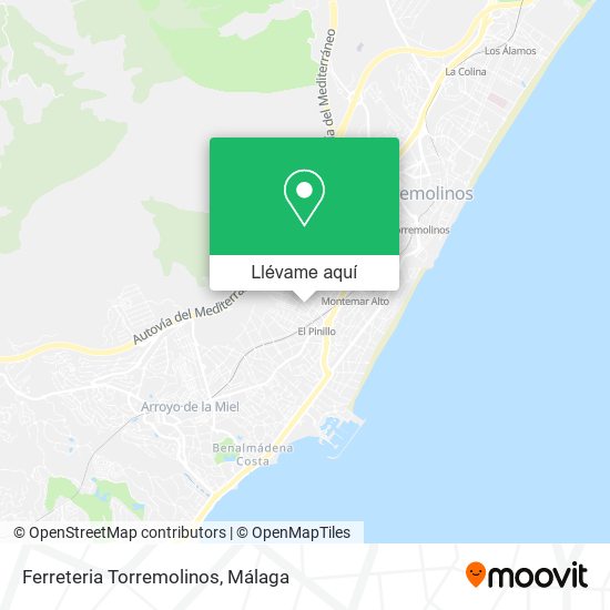 Mapa Ferreteria Torremolinos