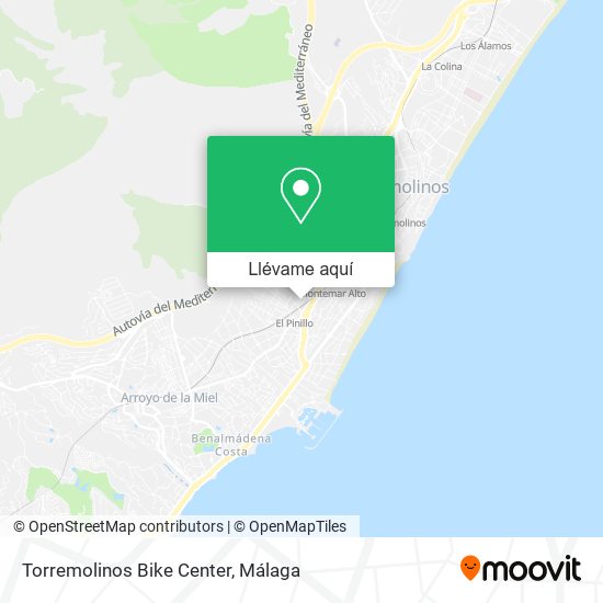 Mapa Torremolinos Bike Center