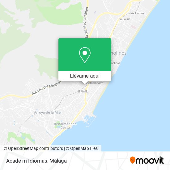 Mapa Acade m Idiomas