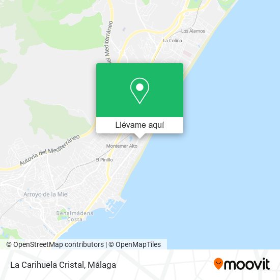 Mapa La Carihuela Cristal