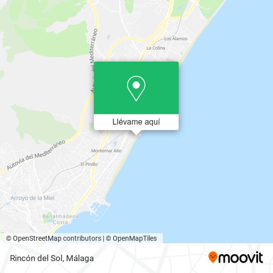 Mapa Rincón del Sol