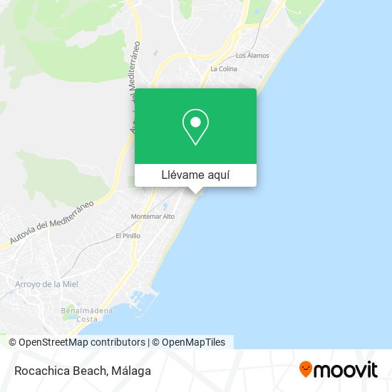 Mapa Rocachica Beach