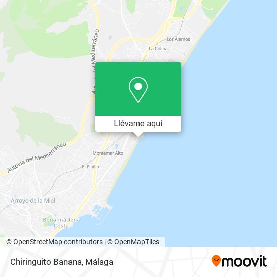 Mapa Chiringuito Banana