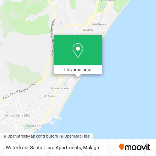Mapa Waterfront Santa Clara Apartments