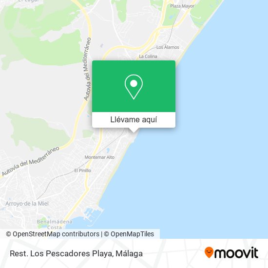 Mapa Rest. Los Pescadores Playa