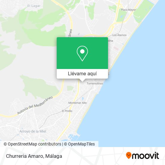 Mapa Churreria Amaro