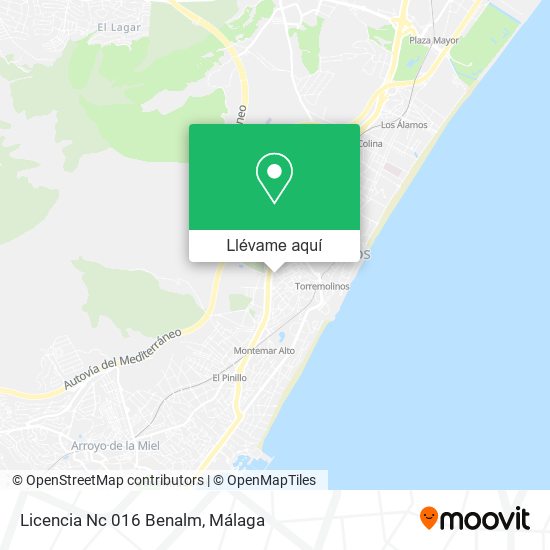 Mapa Licencia Nc 016 Benalm