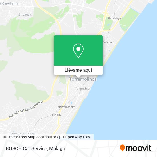 Mapa BOSCH Car Service