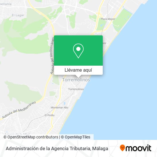 Mapa Administración de la Agencia Tributaria