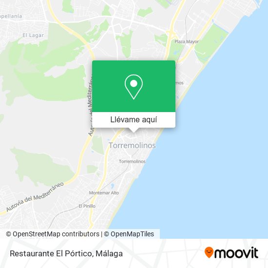 Mapa Restaurante El Pórtico