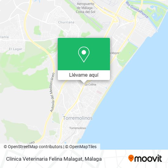 Mapa Clínica Veterinaria Felina Malagat